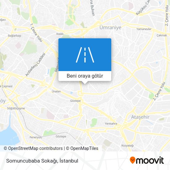 Somuncubaba Sokağı harita