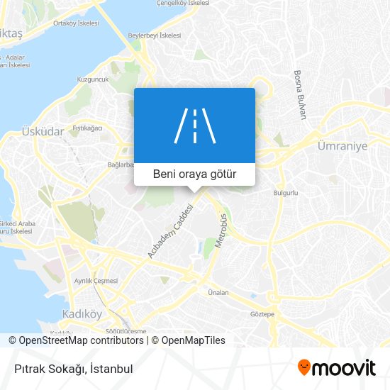 Pıtrak Sokağı harita