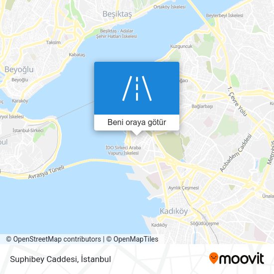 Suphibey Caddesi harita