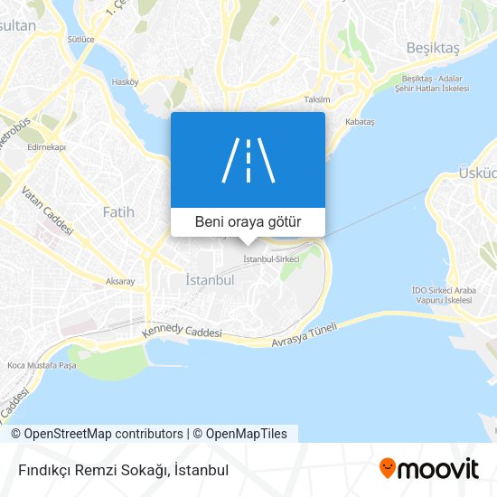 Fındıkçı Remzi Sokağı harita