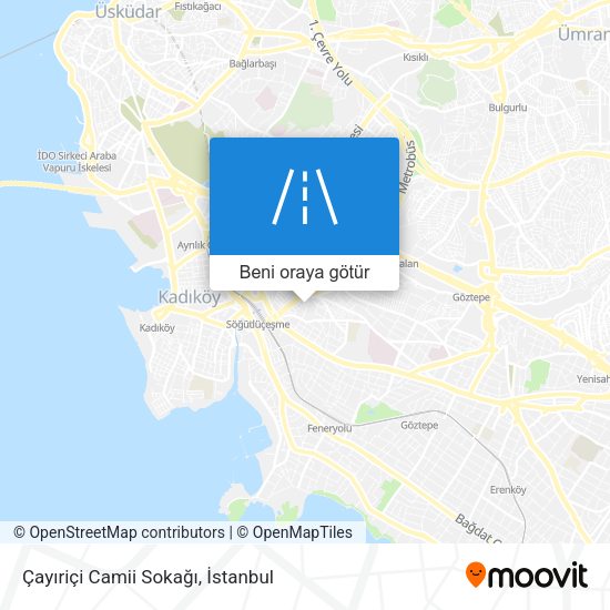 Çayıriçi Camii Sokağı harita