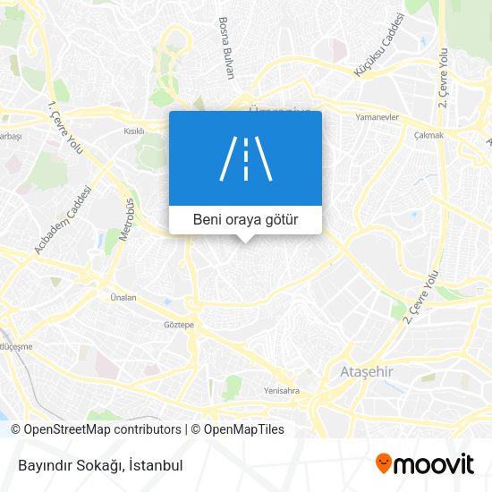 Bayındır Sokağı harita