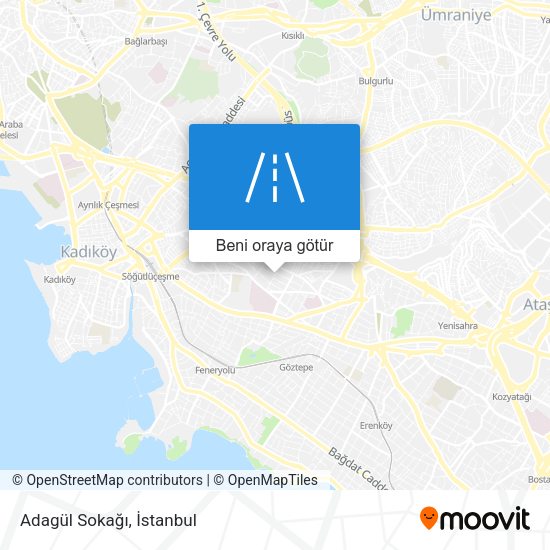 Adagül Sokağı harita