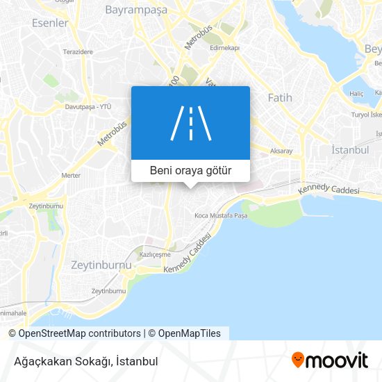 Ağaçkakan Sokağı harita