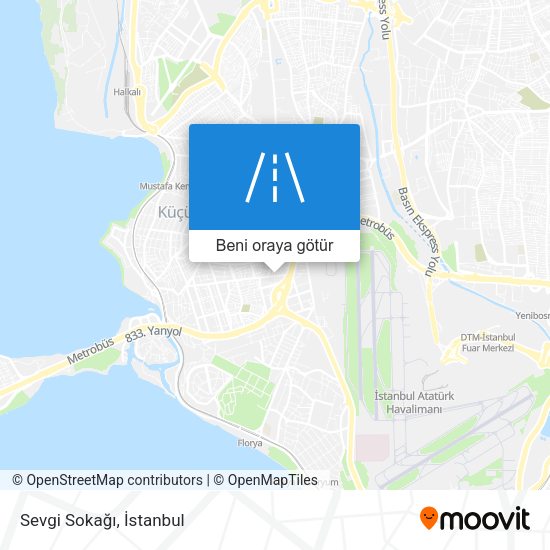 Sevgi Sokağı harita