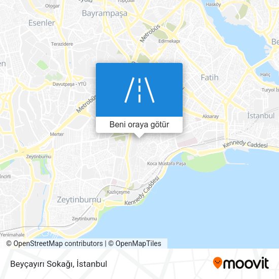 Beyçayırı Sokağı harita