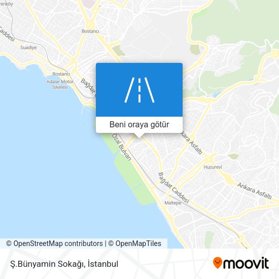 Ş.Bünyamin Sokağı harita