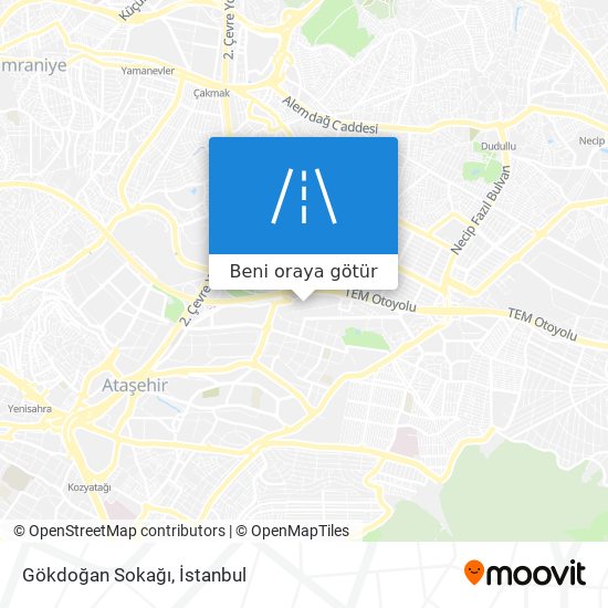 Gökdoğan Sokağı harita