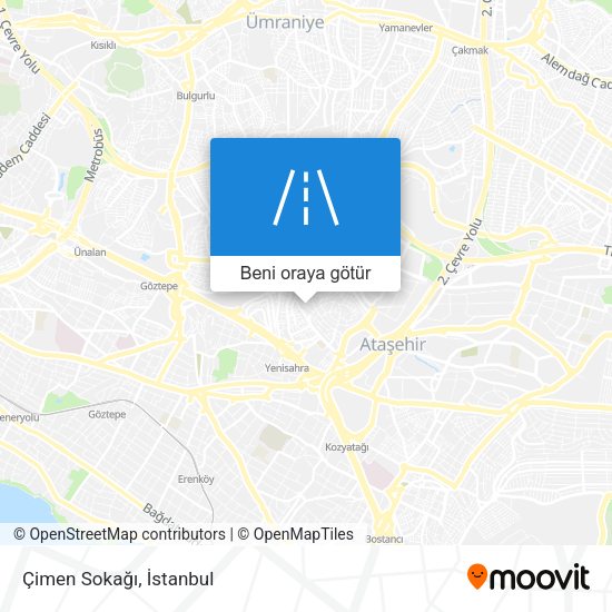 Çimen Sokağı harita
