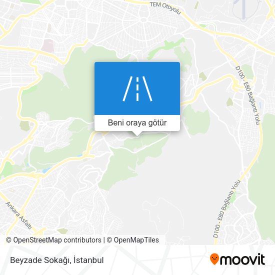 Beyzade Sokağı harita