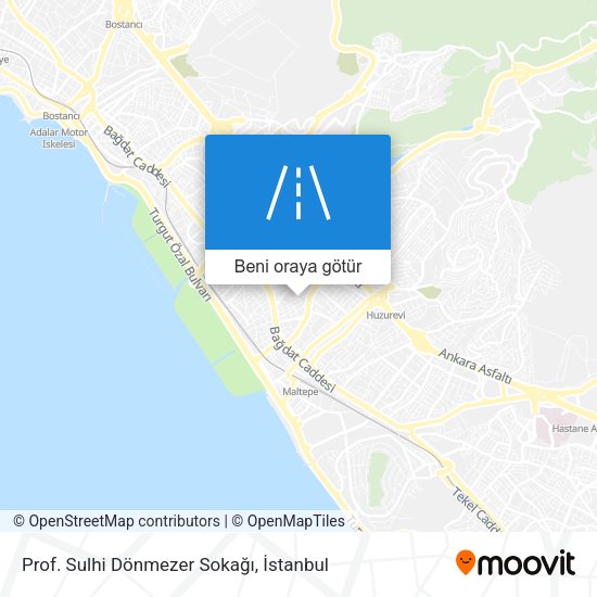 Prof. Sulhi Dönmezer Sokağı harita