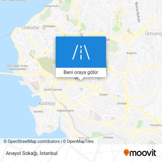 Anayol Sokağı harita