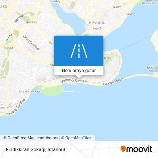 Fındıkkıran Sokağı harita