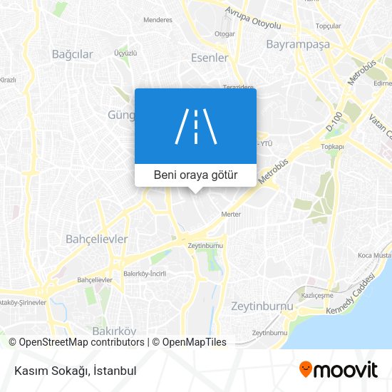 Kasım Sokağı harita