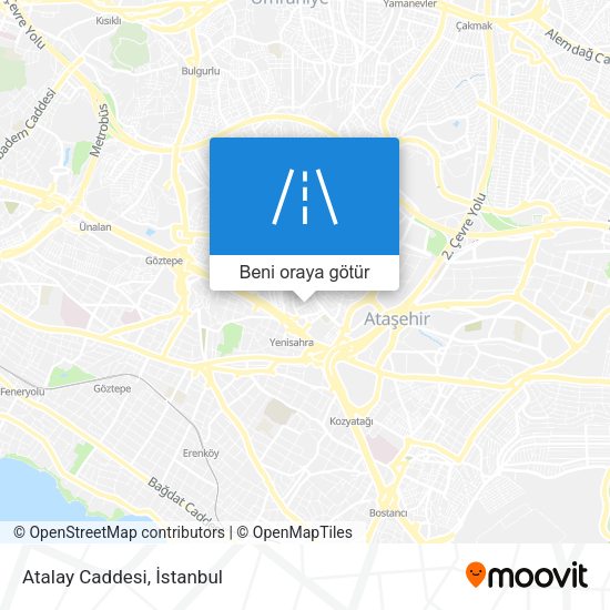 Atalay Caddesi harita