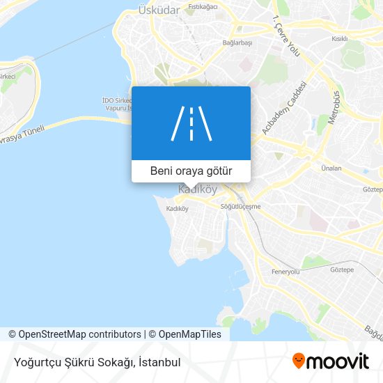 Yoğurtçu Şükrü Sokağı harita
