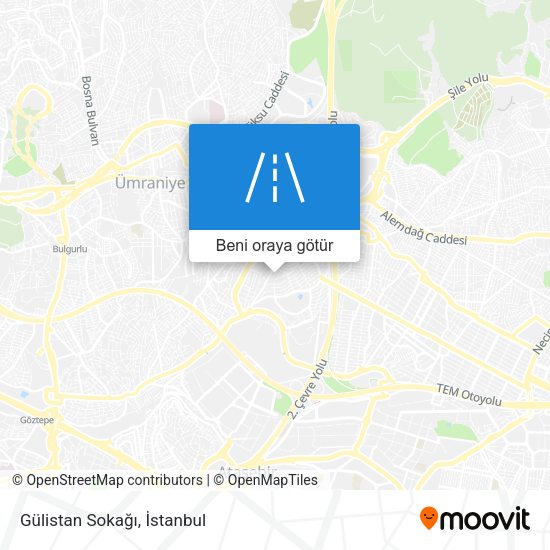 Gülistan Sokağı harita