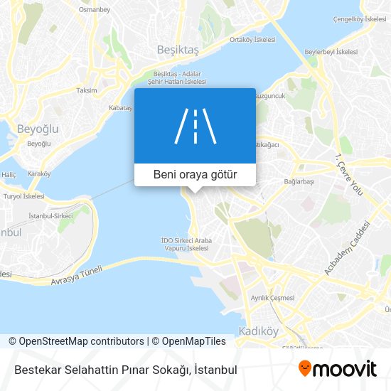 Bestekar Selahattin Pınar Sokağı harita