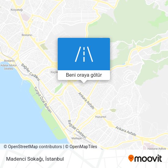 Madenci Sokağı harita