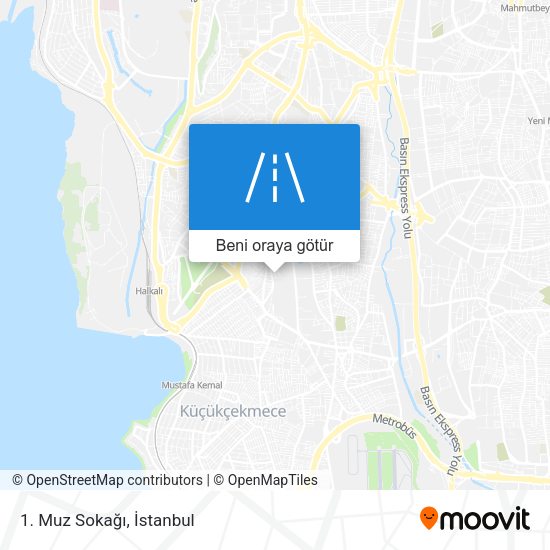 1. Muz Sokağı harita