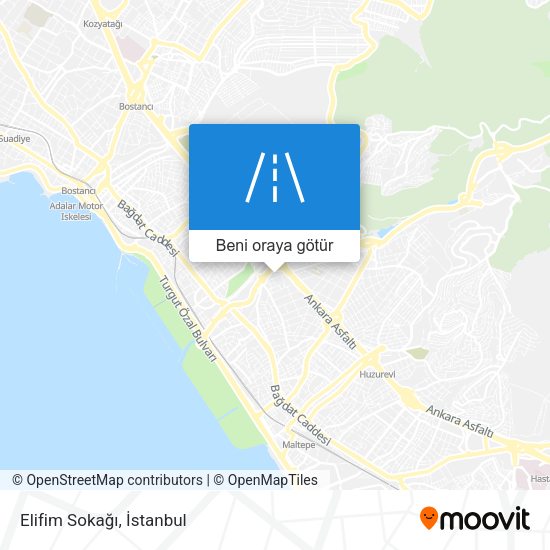Elifim Sokağı harita