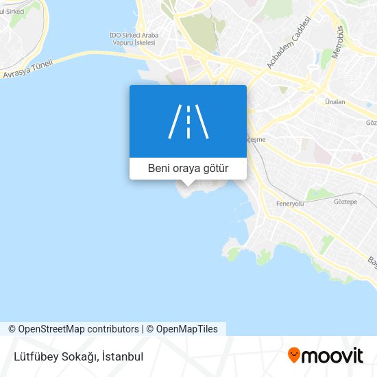 Lütfübey Sokağı harita