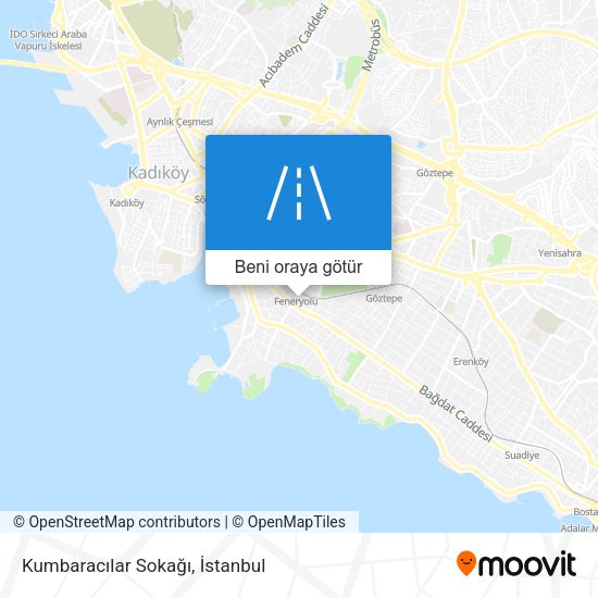 Kumbaracılar Sokağı harita