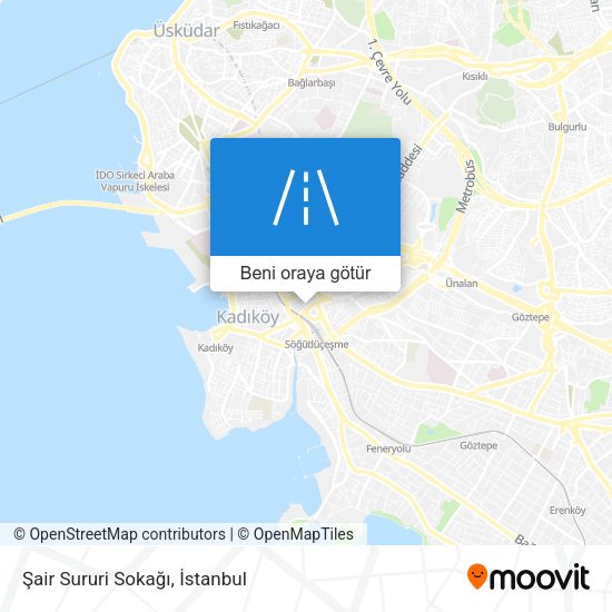 Şair Sururi Sokağı harita