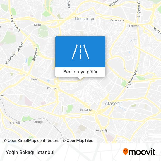 Yeğin Sokağı harita