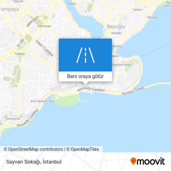 Sayvan Sokağı harita