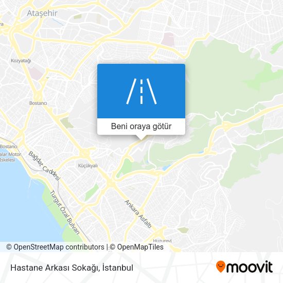 Hastane Arkası Sokağı harita