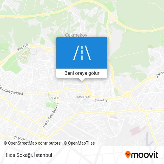 Ilıca Sokağı harita