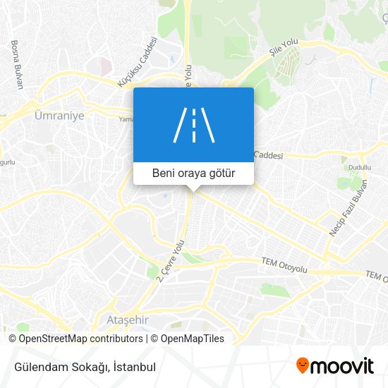 Gülendam Sokağı harita