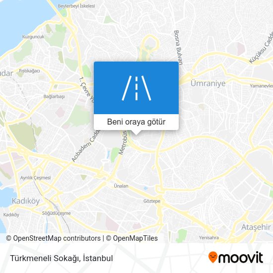 Türkmeneli Sokağı harita