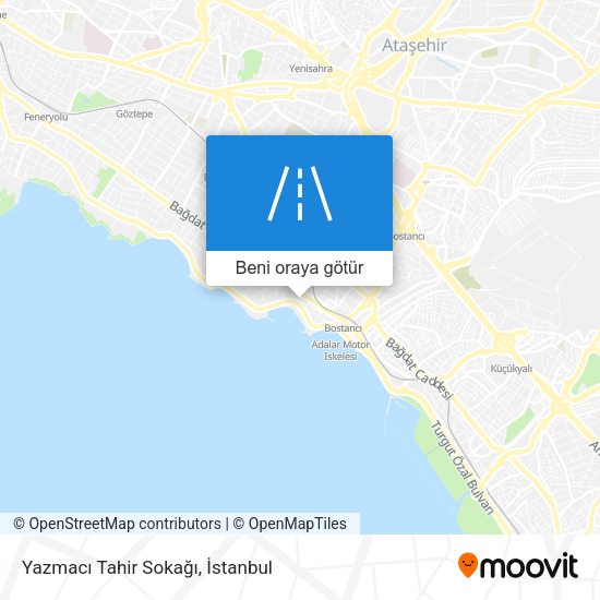 Yazmacı Tahir Sokağı harita