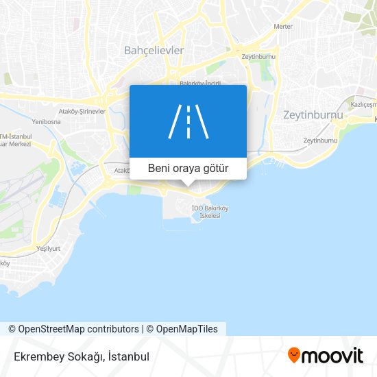 Ekrembey Sokağı harita