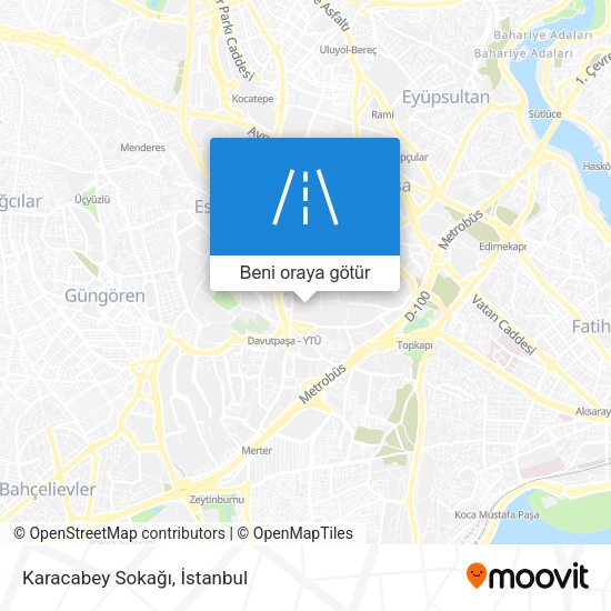 Karacabey Sokağı harita