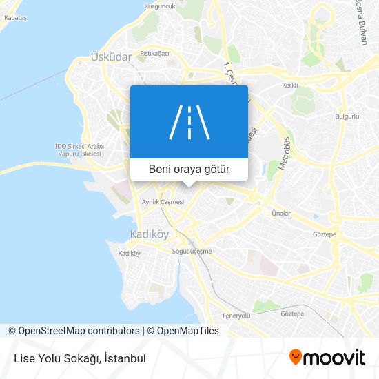 Lise Yolu Sokağı harita