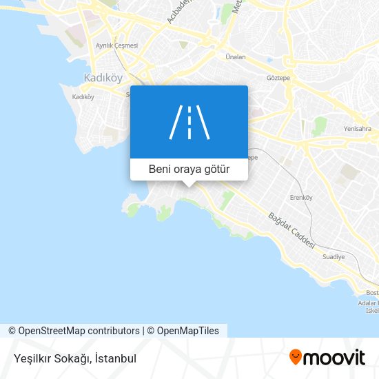 Yeşilkır Sokağı harita