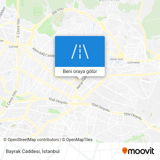 Bayrak Caddesi harita