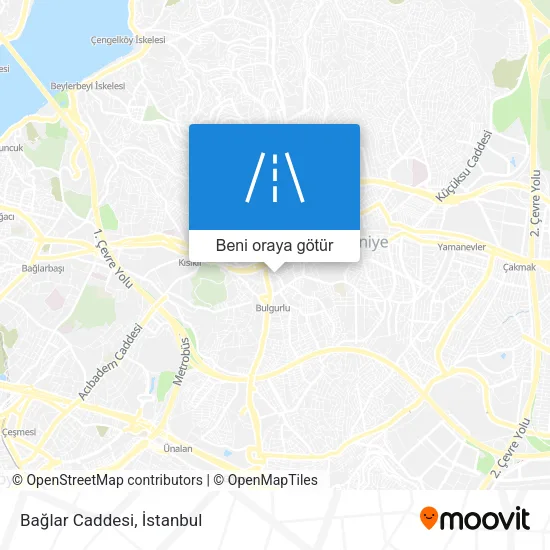Bağlar Caddesi harita