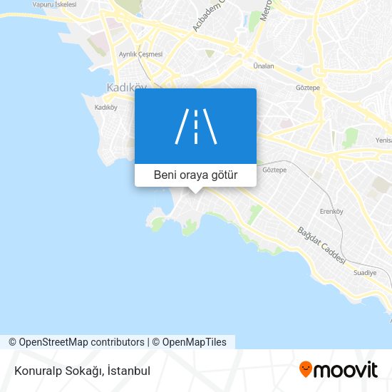 Konuralp Sokağı harita