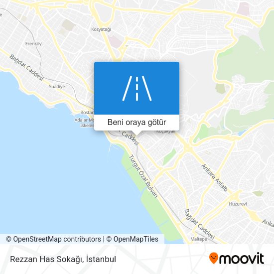 Rezzan Has Sokağı harita