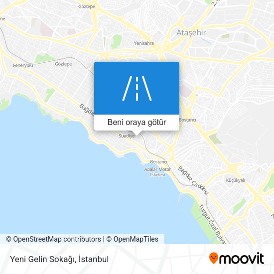 Yeni Gelin Sokağı harita