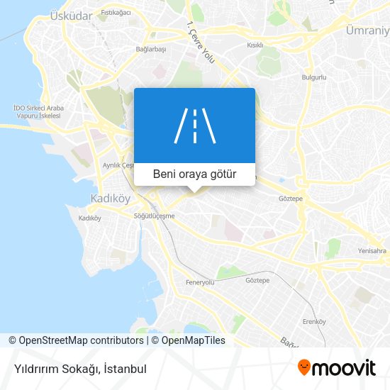 Yıldrırım Sokağı harita