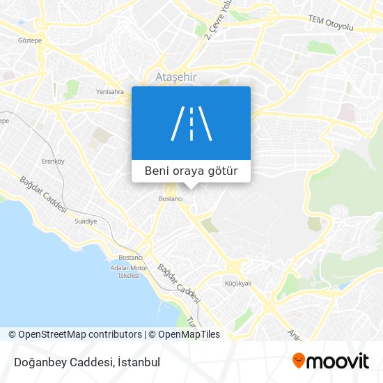 Doğanbey Caddesi harita