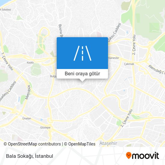 Bala Sokağı harita