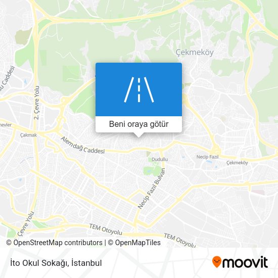 İto Okul Sokağı harita