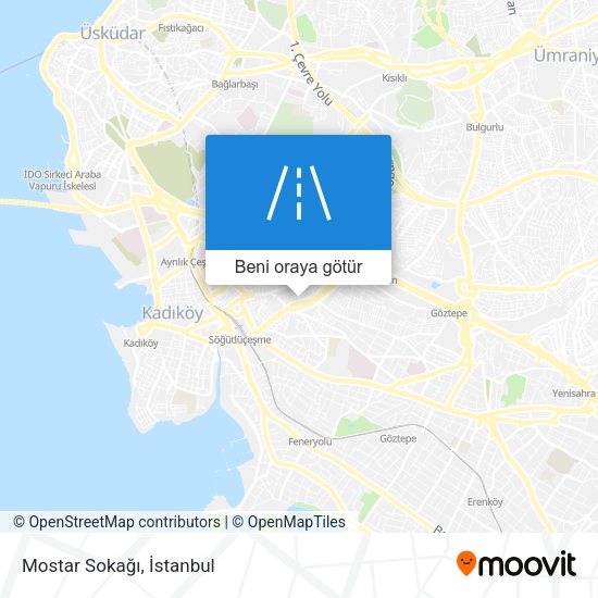 Mostar Sokağı harita