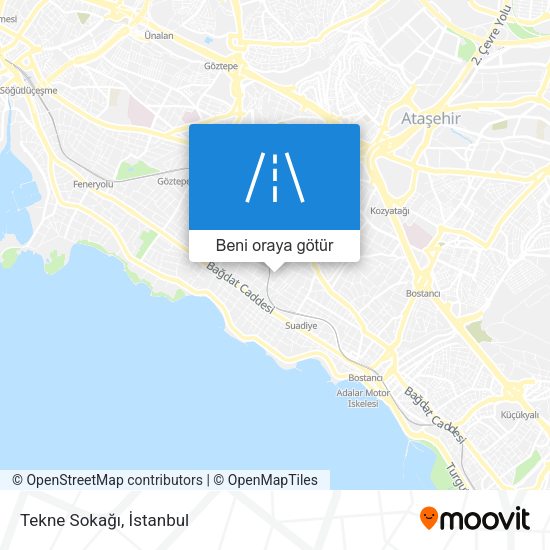 Tekne Sokağı harita